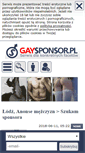 Mobile Screenshot of gaysponsor.pl